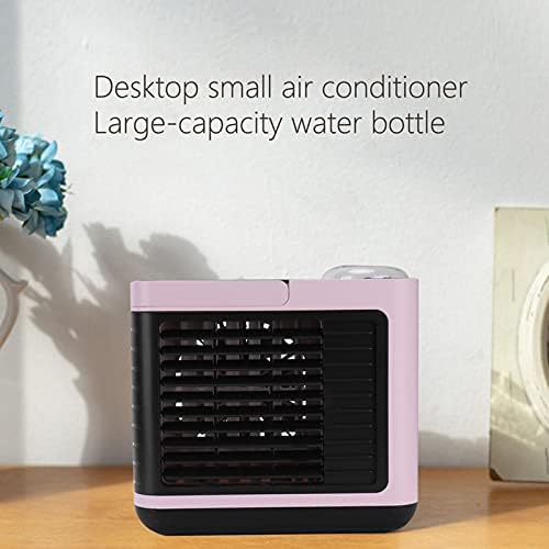 DEWIN Air Cooler Преносим Климатик за стая, Кухненски, Настолен климатик с ночником, USB Зареждане, Вентилатор за почистване