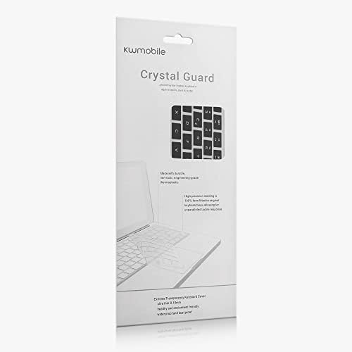 силиконова защита на клавиатурата kwmobile - QWERTY (италиански) Калъф за клавиатура, Съвместима с Apple MacBook Pro 16 (2021) A2485 - Черен