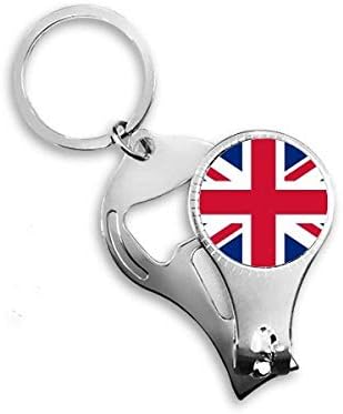 Националният Флаг на Великобритания Европейска Държава Ножица За Нокти Халка Ключодържател Отварачка за Бутилки
