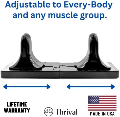 Thrival Булсай - Напълно Регулируеми Инструмент за дълбок масаж лумбална мускули, мускулите на седалището, гърба и