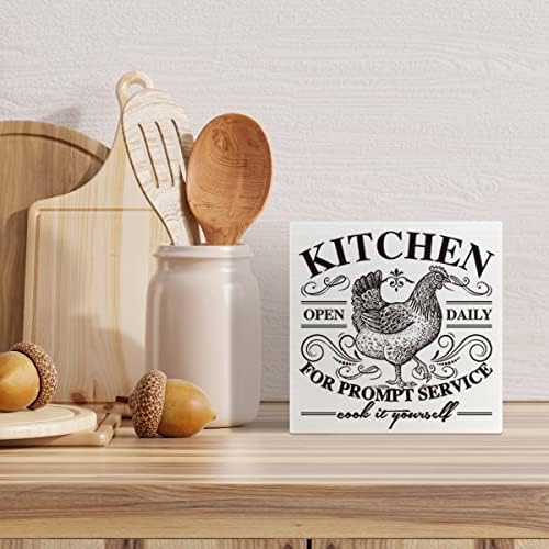 Дървена Табела за кухня в фермерска къща, за бързо обслужване, Подгответе себе си, Забавен Интериор на Кухненския