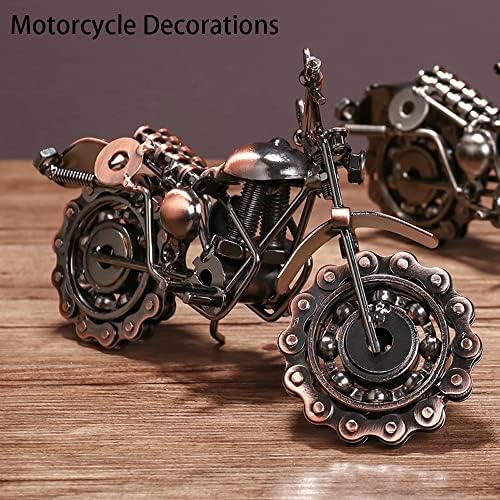 Метален Модел на Мотоциклет, Реколта Скулптура за декор на Мотоциклет, Скулптура Мотоциклет Harley Желязо Тенис на Декор