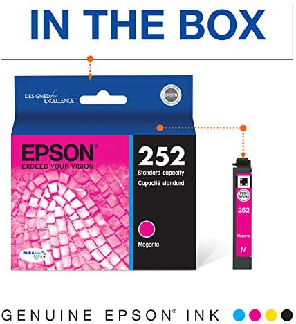Касета EPSON T252 DURABrite Ultra Ink Magenta стандартен капацитет (T252320-S) за някои принтери Epson WorkForce