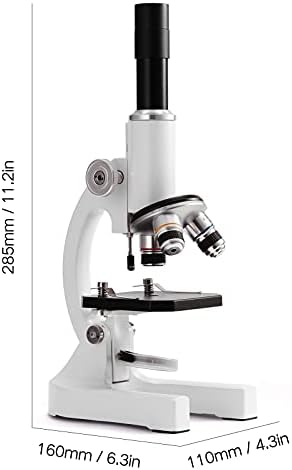 ZYZMH 64X-2400X Монокулярный Оптичен Микроскоп За начално училище, Научен Експериментален Биологичен модул за Обучение