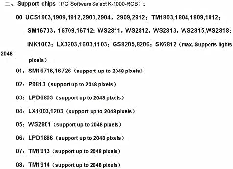 TOPXCDZ K-1000C Контролер K1000C WS2812B WS2811 WS2815 APA102 WS2813 Led 2048 Пиксельный Софтуерен Контролер DC5-24V с SD-карта