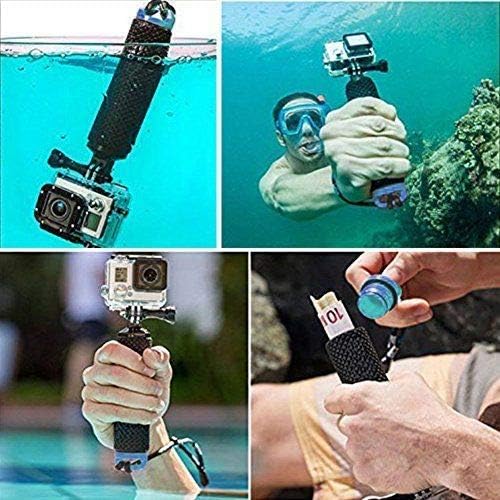 Водоустойчива екшън камера Navitech с плаващ ръчно монтиране на статив и плаваща дръжка, съвместима със спортна