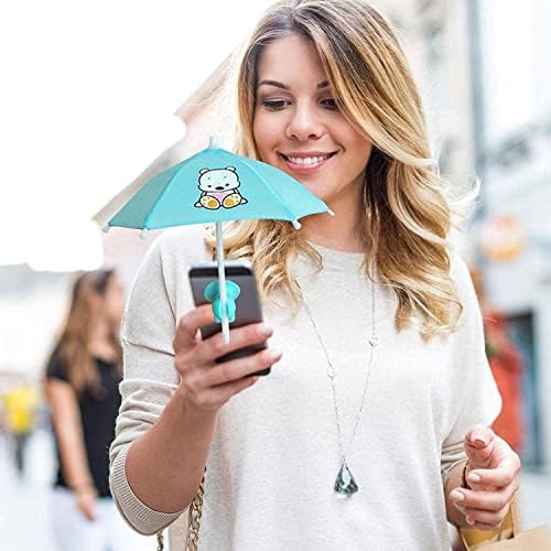 2022 Симпатичен държач за мобилен телефон с чадър от слънцето - [Защита от отблясъци] - Поставка за чадър от телефона