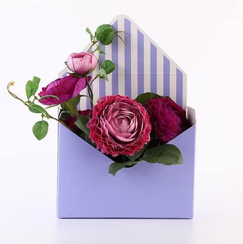 5 бр. Кутия-Плик с Цветя, Сгъваема Кутия за съхранение на Цветя, Водоустойчива Хартия Кутии, Пликове, Ръчна изработка