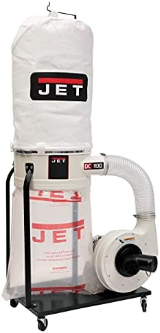 Филтър JET DC-1100VX-5M, 1,5 л. с., 1 Ч/Ч 115/230 В комплект с ръкавни филтри 5 микрона (708658K) и Циклонный колектор на прах (717600)