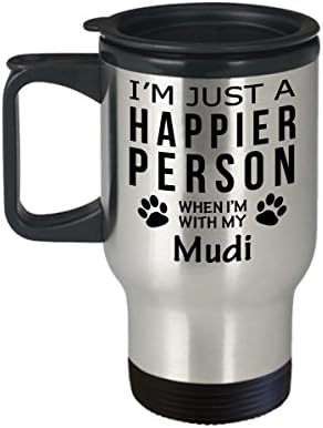 Кафеена Чаша За Любителите на кучета В Пътуване - Щастлив Човек От Moody Подаръци За спасението на Собствениците