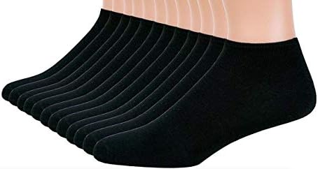 Спортни чорапи I &S Women ' s 12 в опаковка с ниско деколте Без дисплей - Дамски чорапи 9-11 размер (Комплект от 12 двойки)