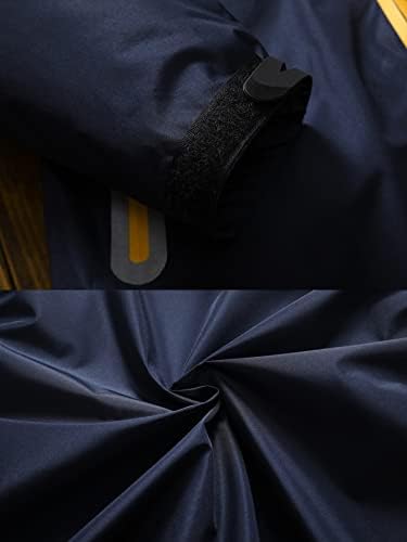 Якета OSHHO за жените - Мъжко яке с качулка с цип (Цвят: тъмно синьо Размер: X-Large)