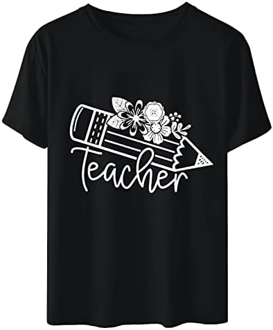 Сладък Костюми на Учители За подрастващите момичета, Топли Тениски с Цветен Модел, Върхове Свободно, Намаляване, Тениски