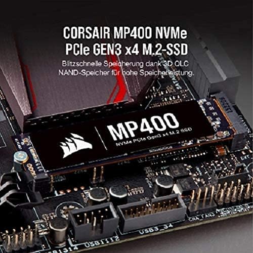 Твърди дискове Corsair MP400 2TB NVMe PCIe M. 2, CSSDF2000GBMP400 (обновена)
