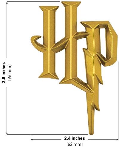 Емблема на феновете, Иконата на колата на Хари Потър - 3D Символ на HP (златен)