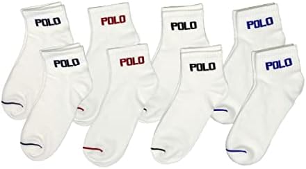 Мъжки чорапи Polo Ralph Lauren с Дълбоко деколте на Щиколотках 8 Опаковки
