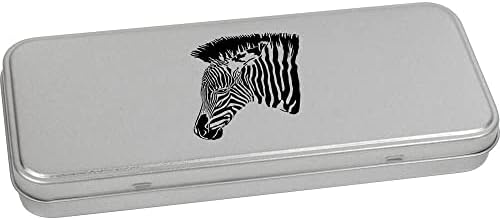 Лидице кутия за канцеларски материали Azeeda 'Зебра Head' с метални панти / Кутия за съхранение (TT00193615)