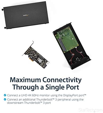 StarTech.com Корпус разширяване на Thunderbolt 3 PCIe с DisplayPort – PCIe x16 – Външен слот PCIe за устройства Thunderbolt 3 (TB31PCIEX16)