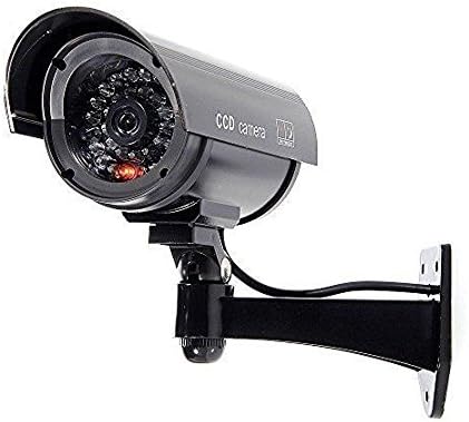 Etopars Черна Фалшива Фалшив Камера за наблюдение на Сигурността Водоустойчива IR LED Камера за Външно Наблюдение На Закрито