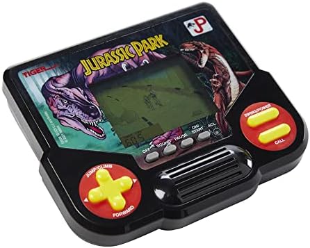 Е-LCD видео игра Tiger Electronics Джурасик Парк, преносима игра в ретро стил, за 1 играч на възраст от 8 години и