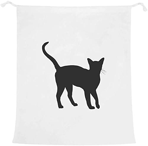 Чанта за дрехи Azeeda 'Силует абисински котки' /Пране /Съхранение (LB00024145)