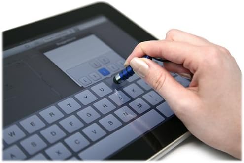 Писалка за Apple iPad 8-то поколение (2020 г.) (Stylus Pen by BoxWave) - Мини Капацитивен Стилус с Малък гумен фитил,