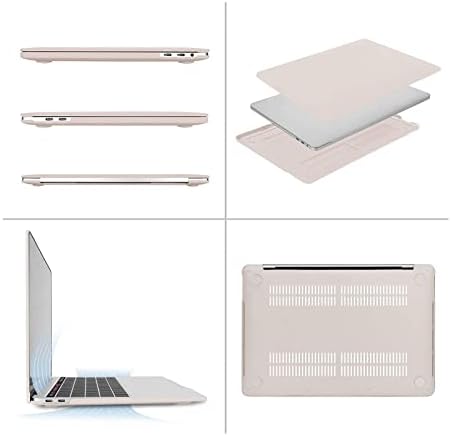 MOSISO е Съвместим с 13-инчов корпус MacBook Pro M2 2023, 2022, 2021- M1, калъф за лаптоп от изкуствен велур с Малка чанта,