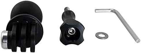 Адаптер за наредба за закрепване BLLNDX 1 комплект 25 мм/1 инч Черен Адаптер за закрепване на главата на Наредба Панта за