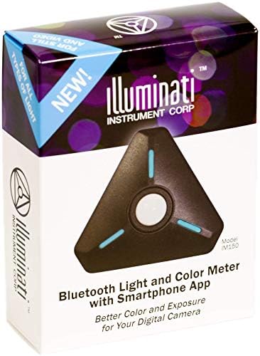 Безжично измерване на осветеност и цветове Illuminati Instrument IM150 за смартфони с iOS и Android