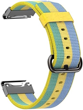 DFAMIN 22 ММ Быстроразъемный Найлонов ремък за часа на Garmin Fenix 6X6 Pro Smartwatch Easyfit Гривна на китката Fenix 5X5