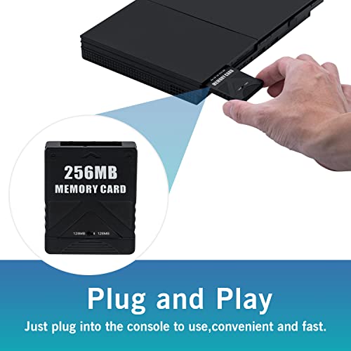 Игрална карта памет Tolesum 256 MB за PS2, Високоскоростни Аксесоари за предаване на данните, Съвместими с Playstation 2