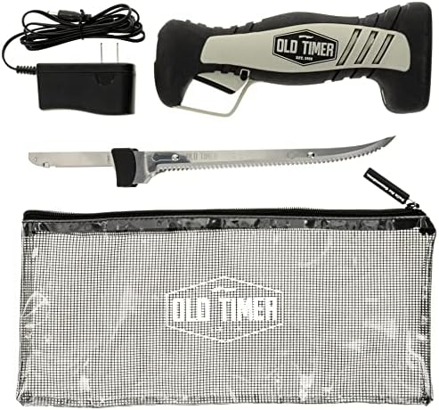 Акумулаторни литиево-йонни ножове Old Таймер и електрически ножове за рязане филе напрежение 110 с 8-инчов напълно