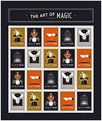 Изкуството на магията - Пощенски марки Forever 2018 г. с основата от ПДЧ