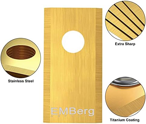 Острието EMBerg с един отвор за Автоматични косачки Worx Landroid (Титан)