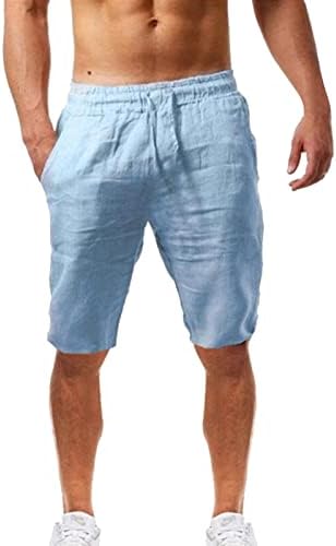 Спално бельо и Ежедневни Мъжки шорти Обикновена Памучни Летни Модни Мъжки Панталони, Спортни Работни Панталони