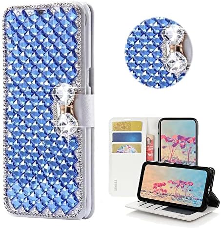 Чанта-портфейл STENES Bling за телефон, Съвместим с Samsung Galaxy Z Fold 3 5G Case - Стилен - Кожен калъф с магнитна стойка