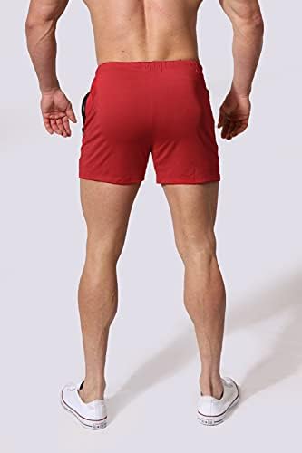 Мъжки Панталони shorts Jed North 4 За занимания с Бодибилдинг, Бягане във фитнеса, Стегнати Шорти за стягане