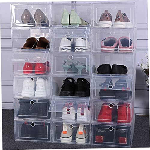 Cabilock 6 бр. а обувките Скоростна Кутия За съхранение на Обувки Висящ Органайзер За Съхранение на Сгъваема