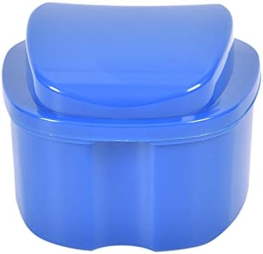 Контейнери за съхранение на ZUKEESN Комплектная Кутия за вана за зъбни протези с Извънбордов мрежесто контейнер Кутия за