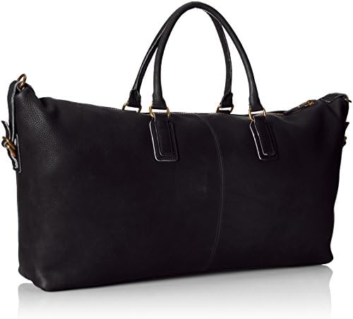Мъжка Класическа Кожена чанта Weekender от JD Фиска, Черна, Един размер