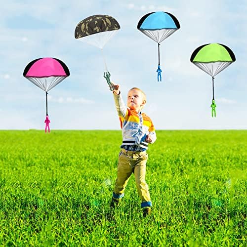 Играчка с парашут, 6 опаковки Без entanglements, Свободно Бросающиеся Ръчни Летящи Играчки, Улични Детски играчки-Парашутисти