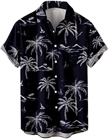 Xiloccer Мъжки Основни Тениски Клетчатая Риза Тропически Ризи за Мъже Ризи за Софтбол Извънгабаритни Ризи с