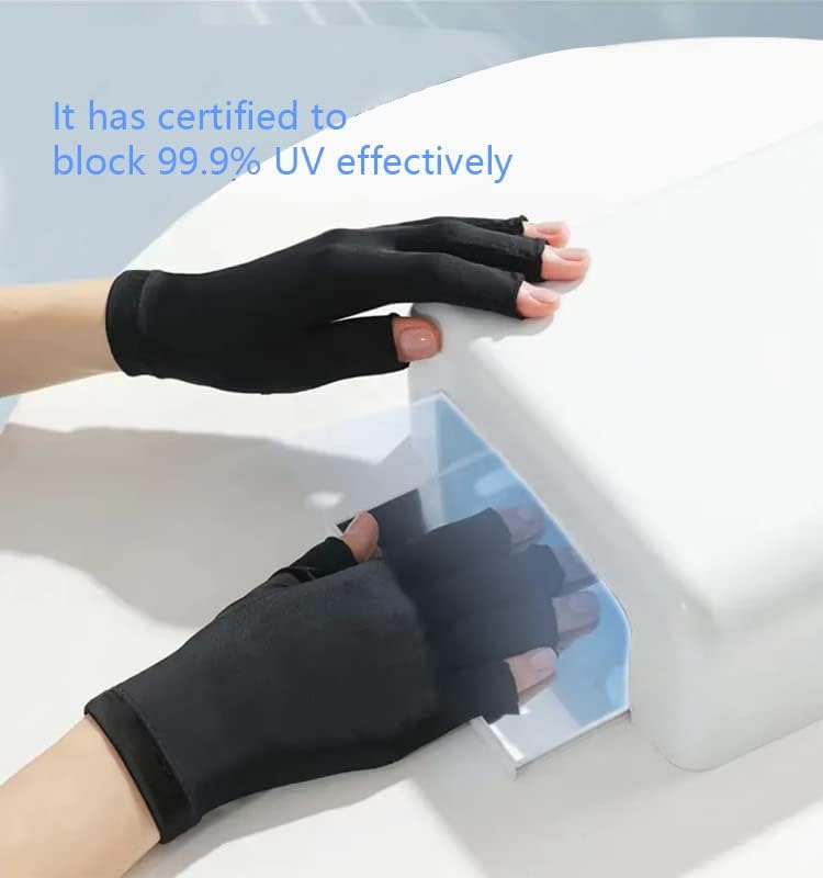 Ръкавици Dubao Против UV за Гелевой Лампи за Нокти, Професионални Ръкавици със защита от ултравиолетови лъчи за Маникюр