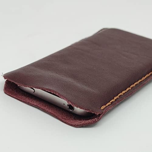 Чанта-кобур от естествена кожа за Huawei Капитан 30 Pro 5G, Калъф за вашия телефон ръчна изработка от естествена кожа, Кожен Калъф-чанта за носене на поръчка, Вертикална Ме