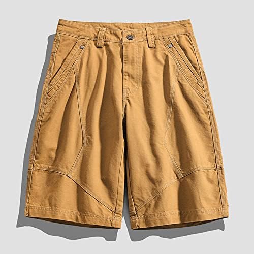Къси панталони-Карго за Мъже, Мъжки Големи и Високи Улични Шорти Свободно Намаляване С Еластична Талия, Туристически Шорти, Спортни,