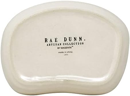 Керамични препарат за съдове Rae Dunn by Magenta под формата на пъпки, за кухня или Баня (Мивка / Черен шрифт)