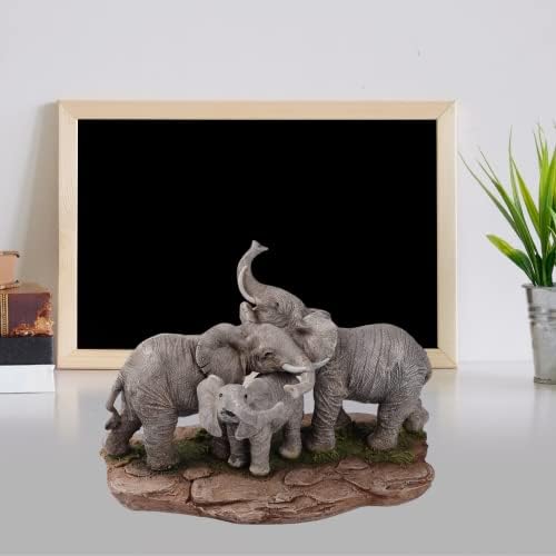Колекция Comfy Hour Wildlife Collection, Фигурка Приятели на слон и Семейство, 6 инча, Полирезин