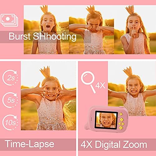 Детска помещение за момичета, Играчки за момичета 3-8 години на Детски Цифров Фотоапарат Противоударная Защита Перфектни