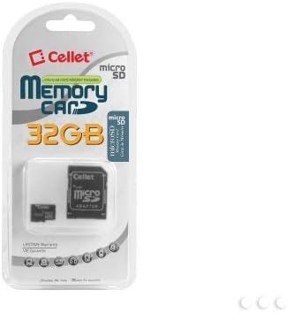 Карта Cellet 32GB Videocon V1425 Micro SDHC специално оформена за високоскоростен цифров запис без загуба! Включва