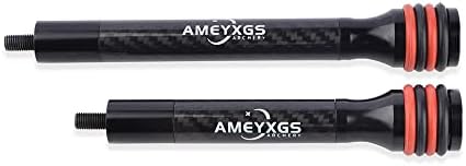 AMEYXGS 6/8 См Стабилизатор Лък за Стрелба с Лък, изработени От Въглеродни Влакна Балансирная Барабани Страничния